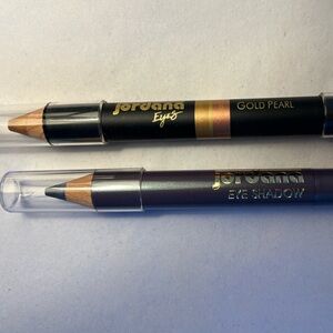 Jordan Dual-Ended Eyeshadow Pencil - Gold Pearl, and Smoky Iris pencil